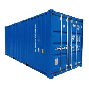 container maritime 20 pieds bleu