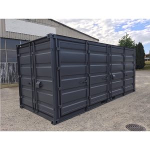 conteneur de stockage 20 pieds open side avec double ouverture