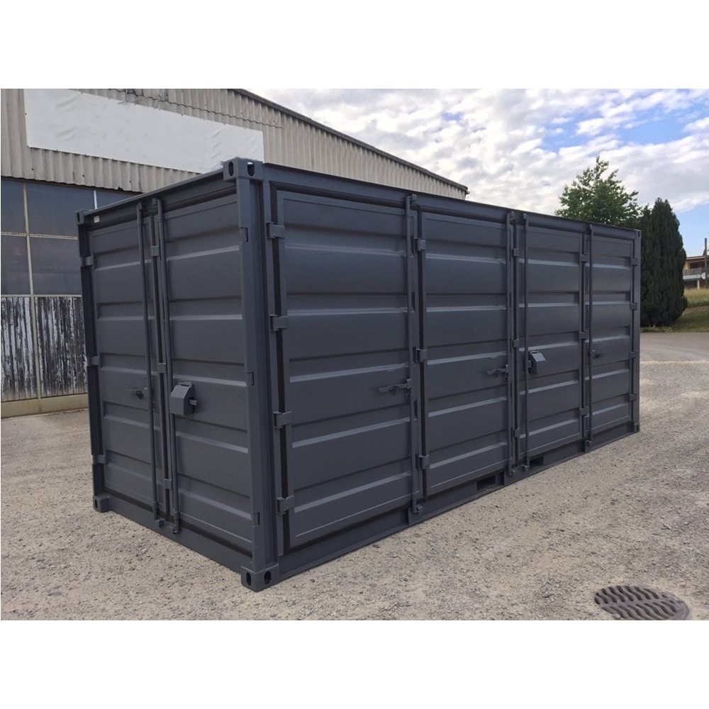 conteneur de stockage 20 pieds open side avec double ouverture conteneur de stockage 20 pieds open side avec double ouverture