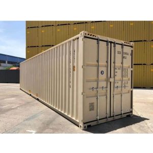 container maritime 40 pieds beige