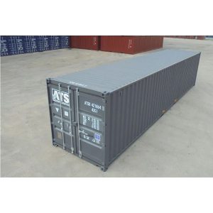 container maritime 40 pieds gris