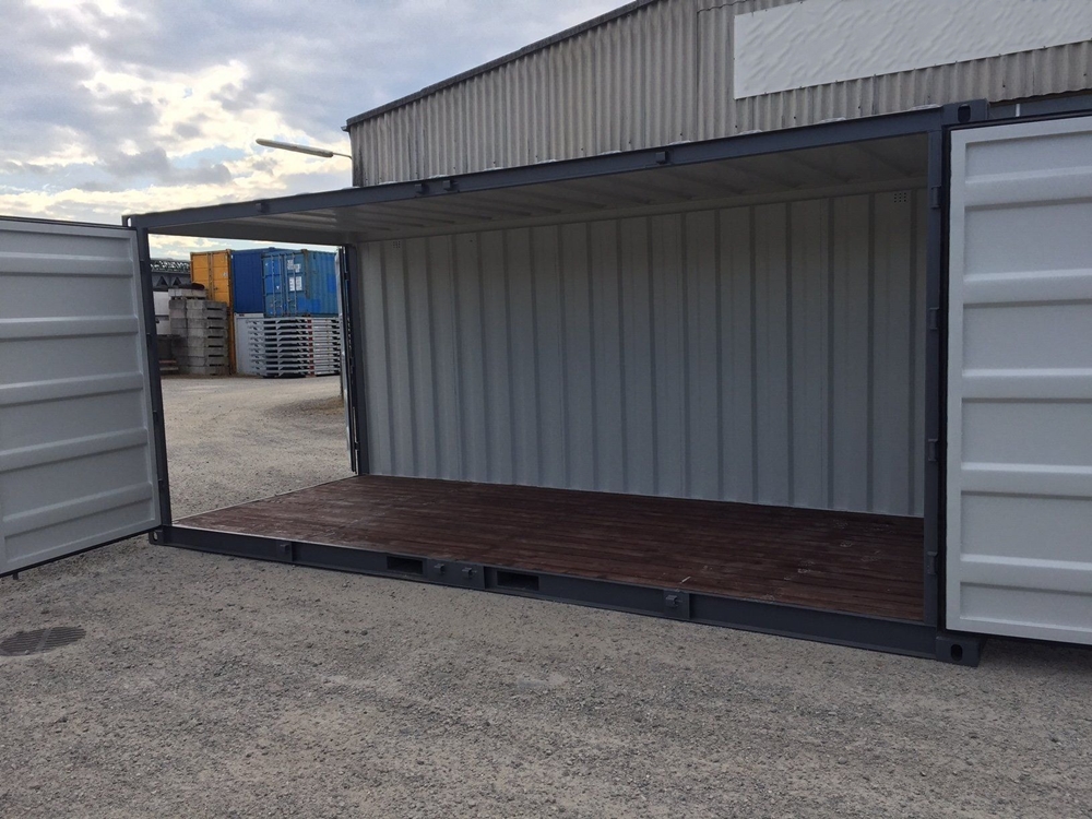 conteneur de stockage 20 pieds open side avec double ouverture conteneur de stockage 20 pieds open side avec double ouverture