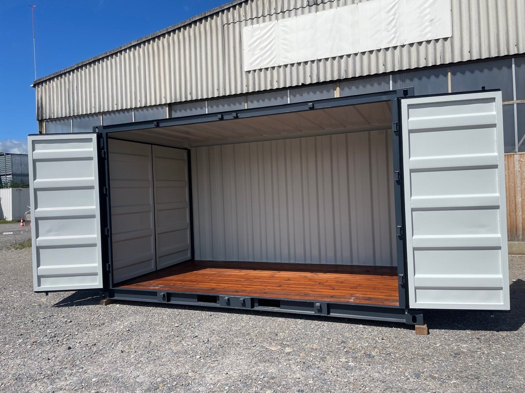 conteneur de stockage 15 pieds open side avec double ouverture conteneur de stockage 15 pieds open side avec double ouverture