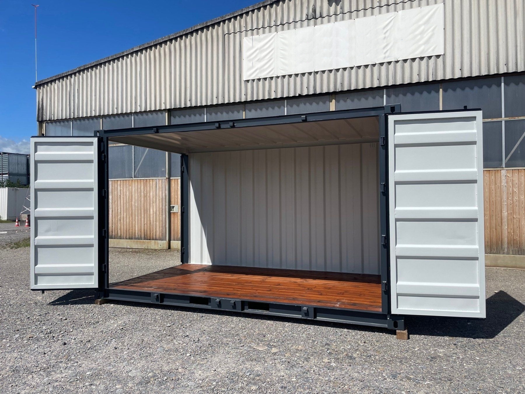 conteneur de stockage 15 pieds open side avec double ouverture conteneur de stockage 15 pieds open side avec double ouverture