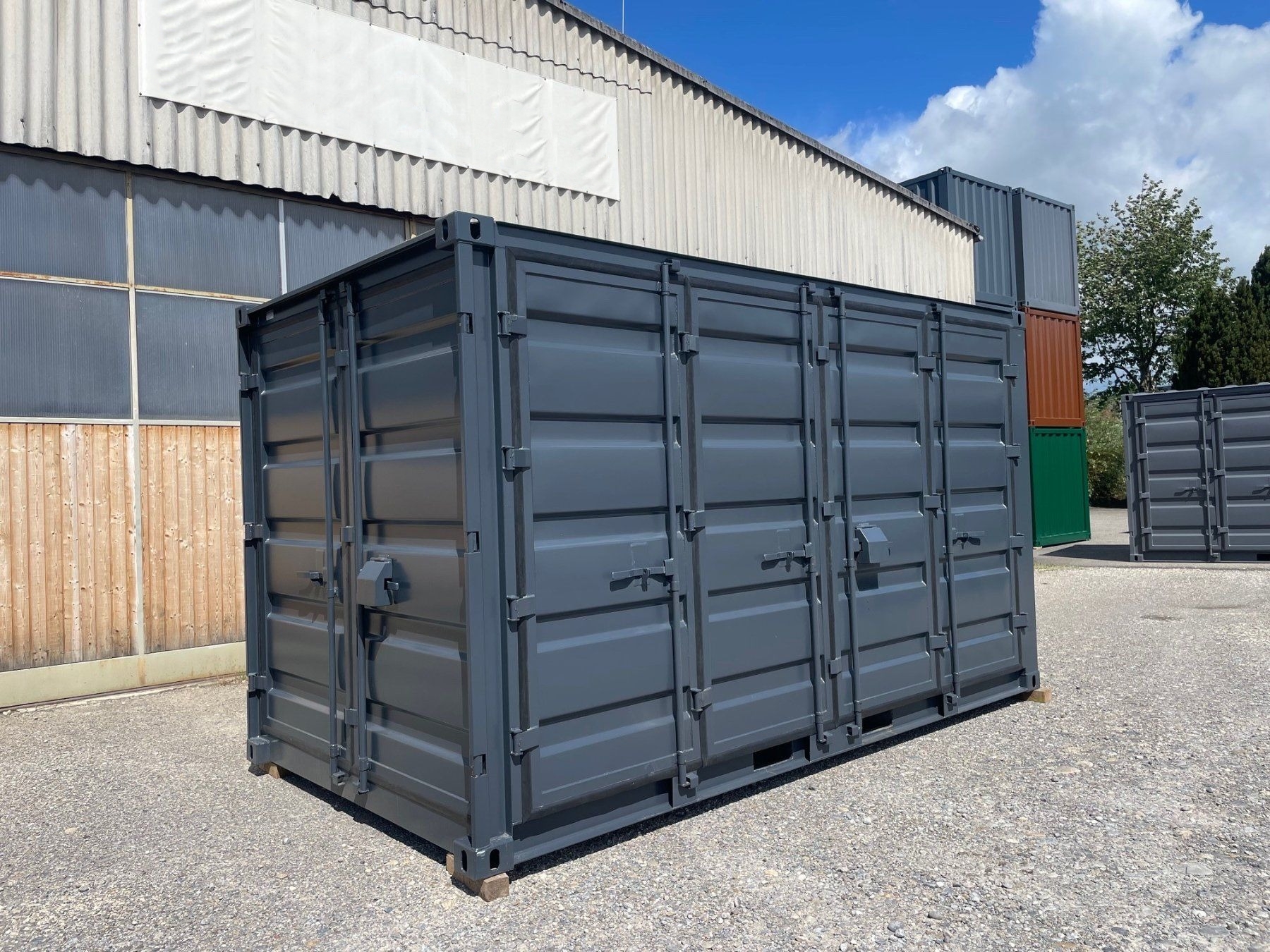 conteneur de stockage 15 pieds open side avec double ouverture conteneur de stockage 15 pieds open side avec double ouverture