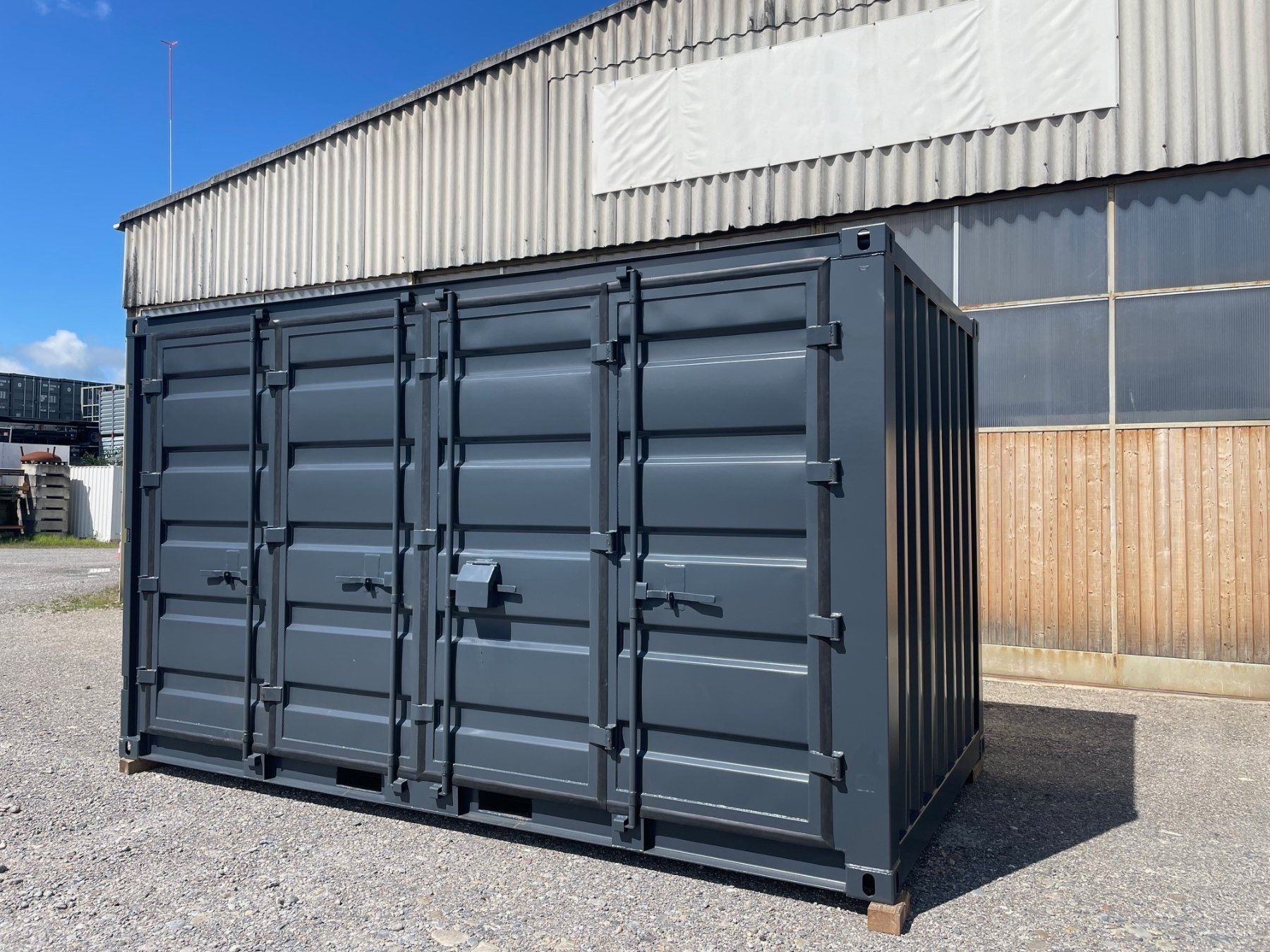 conteneur de stockage 15 pieds open side avec double ouverture conteneur de stockage 15 pieds open side avec double ouverture
